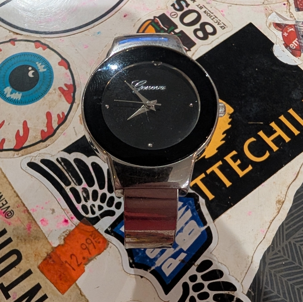 Geneva Bangle Style Watch